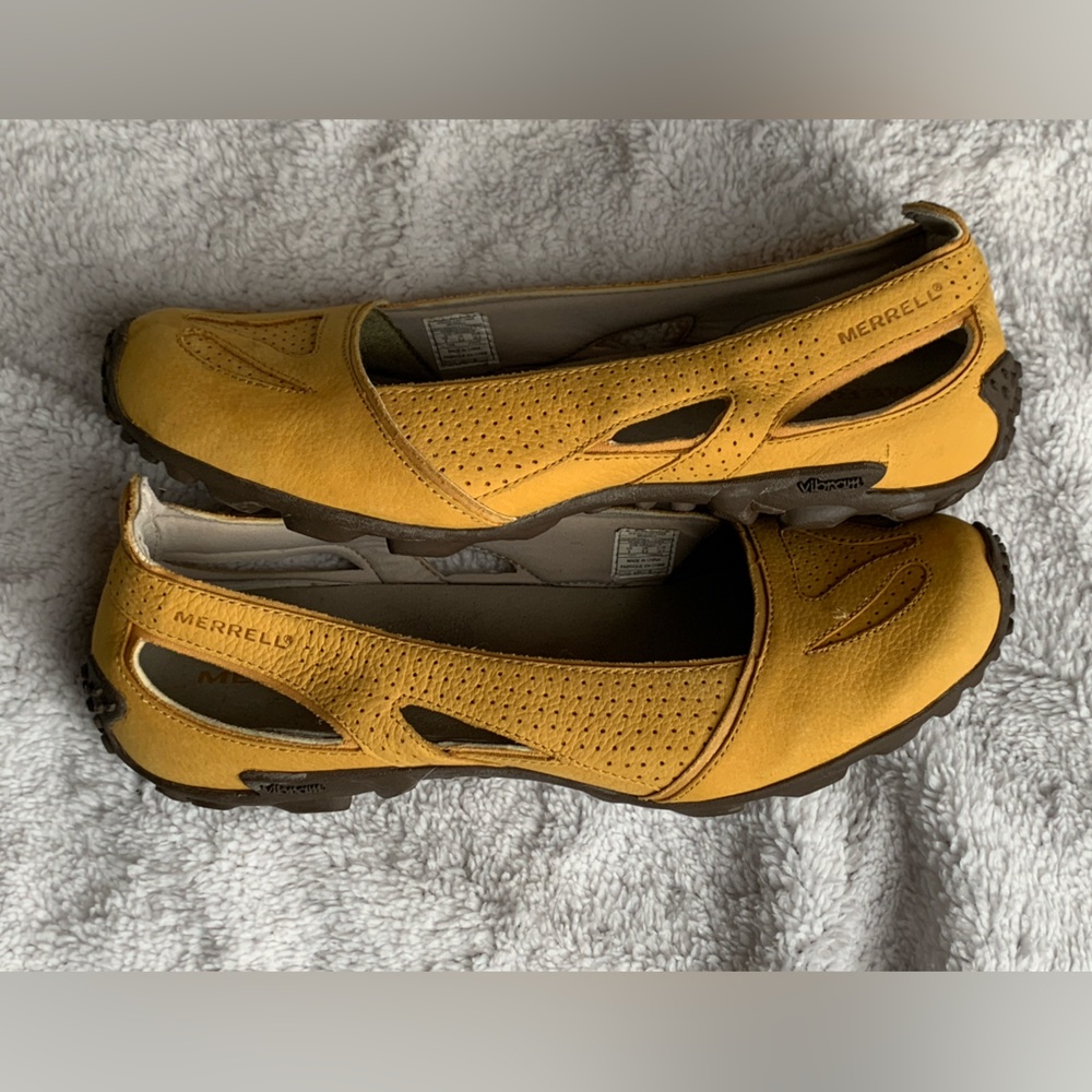 Merrell Oceania Sunflower Suede Hiking Shoes sz 8